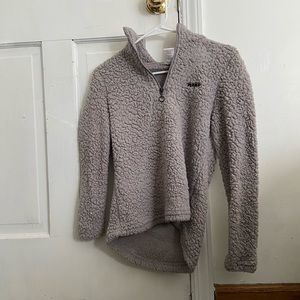 Zip up grey sweater
